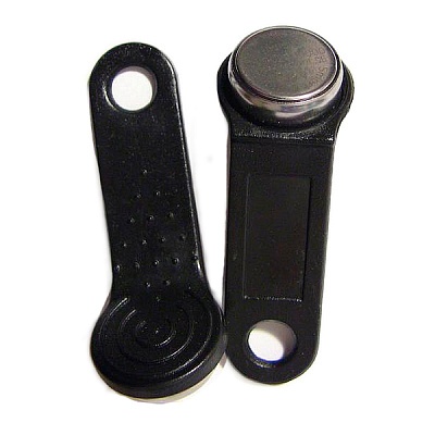AT-DS 1990 (черный), ключ электронный Touch Memory с держателем
