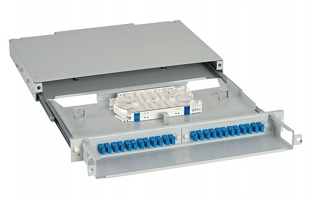 ШКОС-ВП-1U/2-24-SC~24-SC/SM~24-SC/UPC(130304-00860), кросс оптический 19"