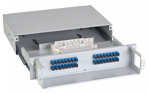 ШКОС-ВП-2U/4-32-SC~32-SC/SM~32-SC/UPC(130304-00882), кросс оптический 19"