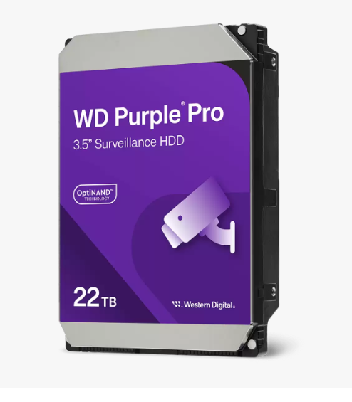 HDD 22000 GB (22 TB) SATA-III Purple Pro (WD221PURP), жесткий диск