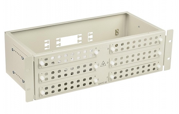 ШКОС-М-3U/6-96-FC/ST~-(корпус)~(130303-02317), кросс оптический 19"