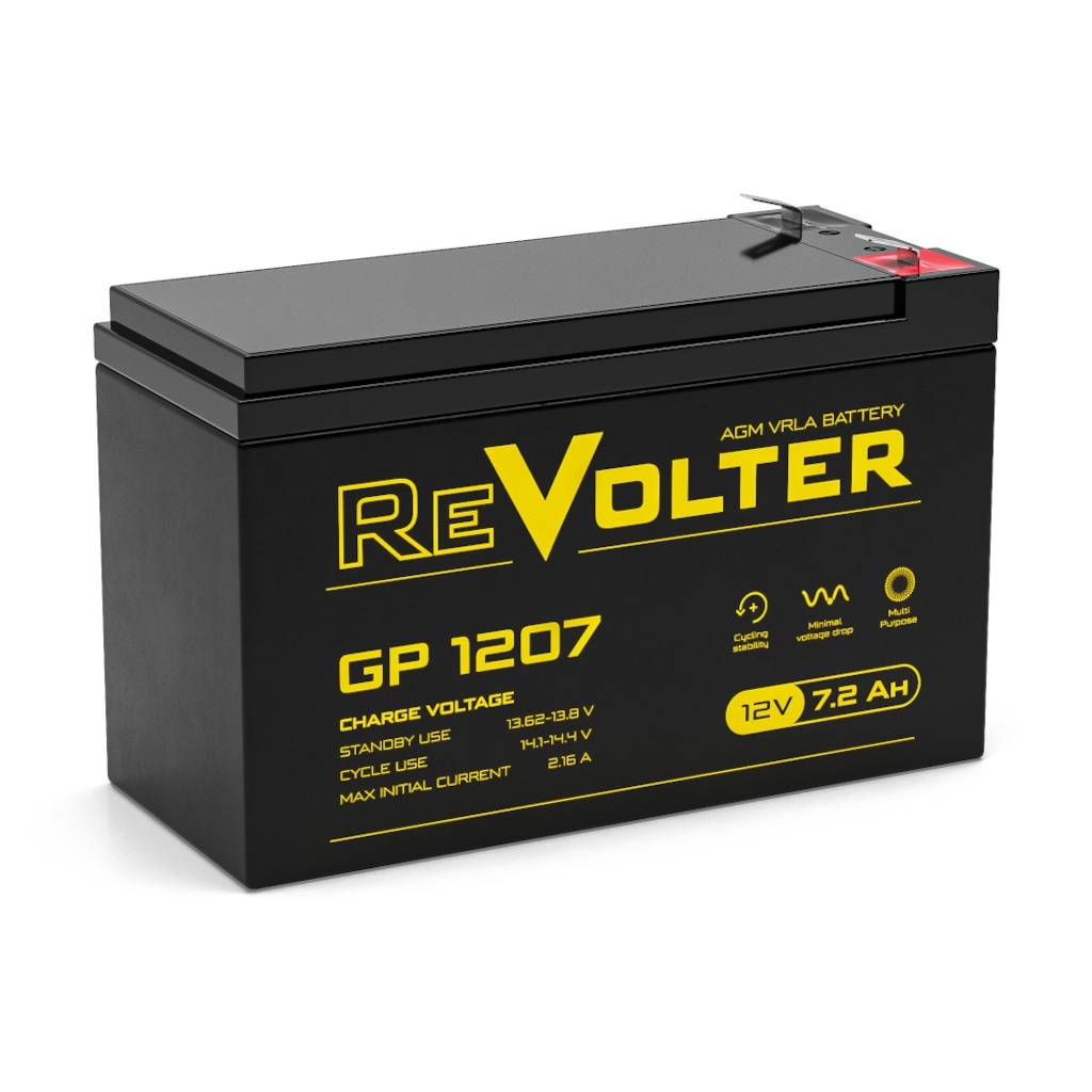 ReVolter GP 1207, аккумулятор герметичный свинцово-кислотный