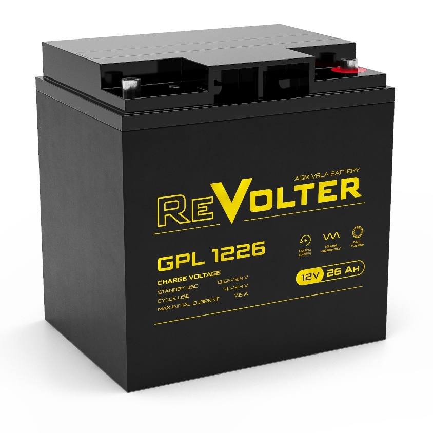 ReVolter GPL 1226, аккумулятор герметичный свинцово-кислотный