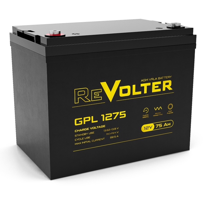ReVolter GPL 1275, аккумулятор герметичный свинцово-кислотный