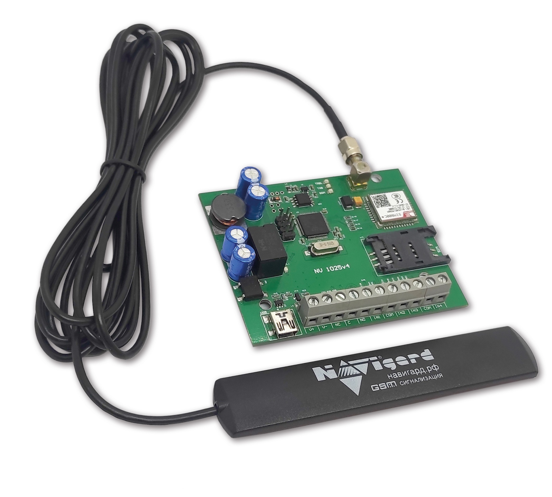 NV 1025 PCB, контроллер СКУД GSM