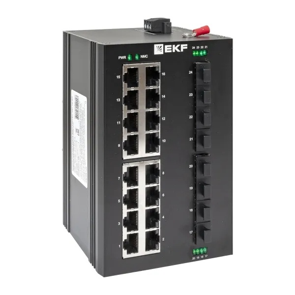 TSX-U-8GX/SFP-16GT, промышленный неуправляемый коммутатор