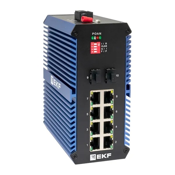 TSX-U-2GX/SFP-8GTP, промышленный неуправляемый коммутатор