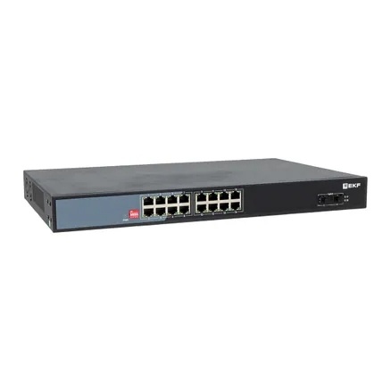 TSX-U-2GX/SFP-16GTP-R, промышленный неуправляемый коммутатор