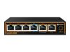 U1EE-4F1b/2F с питанием от HiPoE до 60Вт, коммутатор с PoE