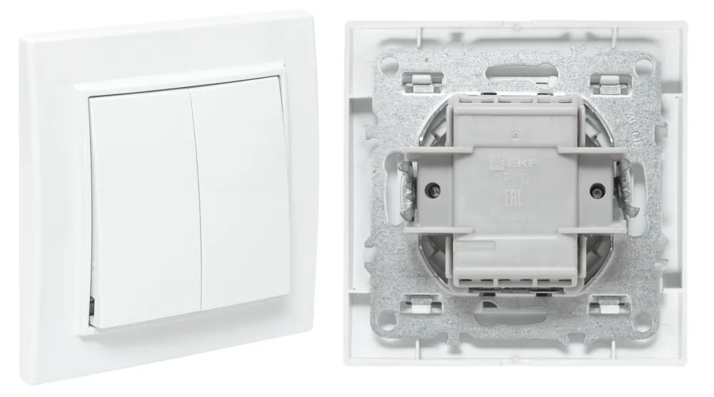 Минск Выключатель 2-кл. СП 10А (ERV10-023-10)