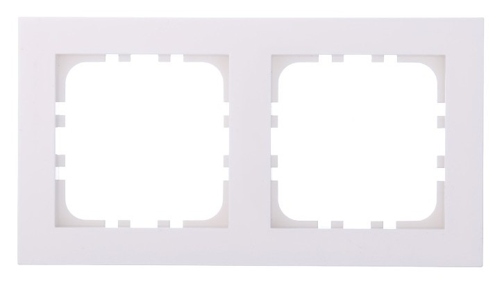 Рамка 2-постовая, белый LK80 FLAT (844204-1)