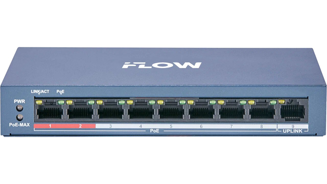 F-SW-EU209POE-V/L, сетевой PoE коммутатор