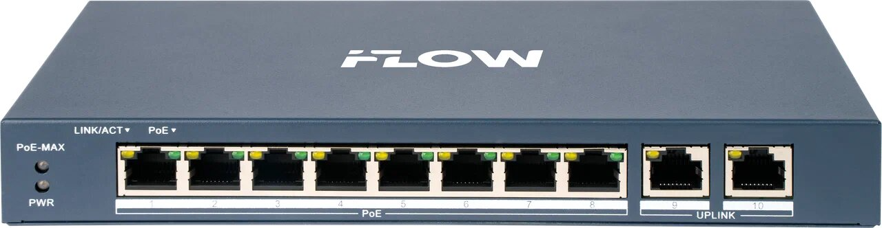 F-SW-EU410POE-V/L, сетевой PoE коммутатор