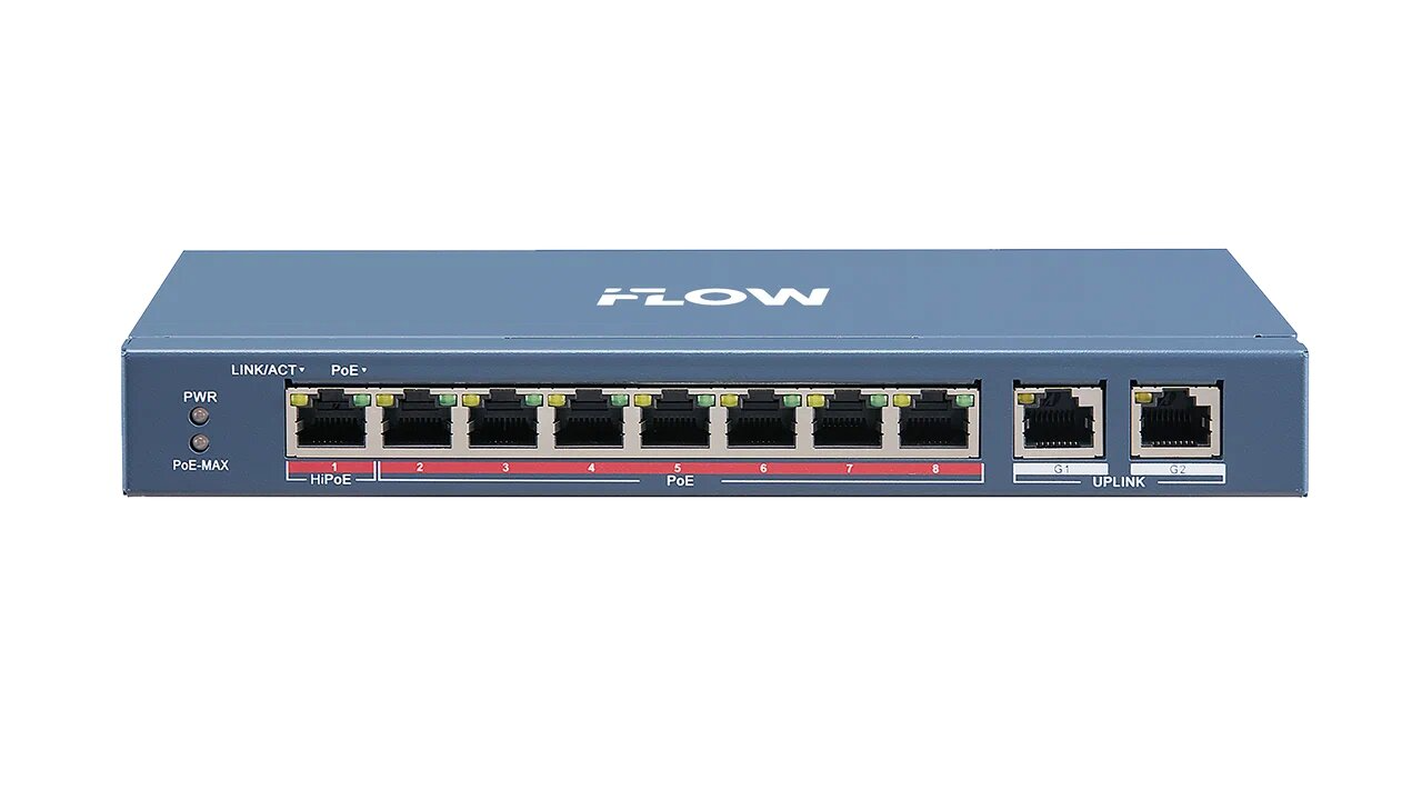 F-SW-EU410HPOE-V, сетевой PoE коммутатор
