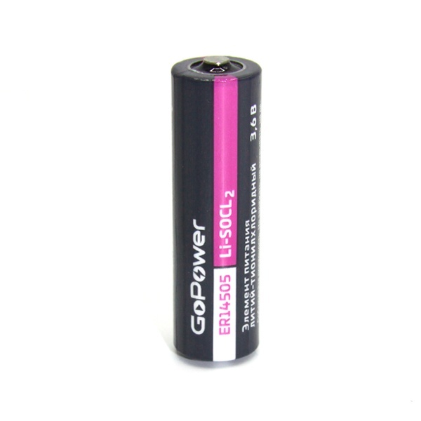 ER14505 GoPower, литий-тионилхлоридный элемент питания