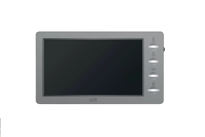 CTV-M3702 Gamma Pl (платина), монитор домофона цветной