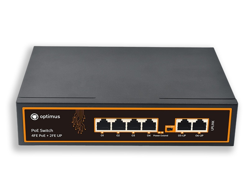 U1E-4F/2F (12-24V), коммутатор с PoE