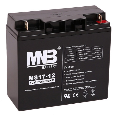 MNB MS 17-12, аккумулятор герметичный свинцово-кислотный