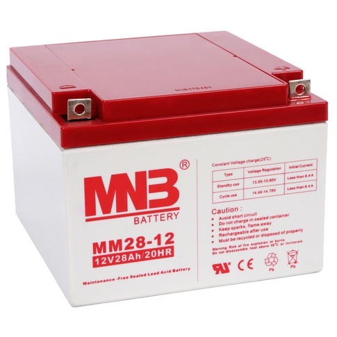 MNB MM 28-12, аккумулятор герметичный свинцово-кислотный