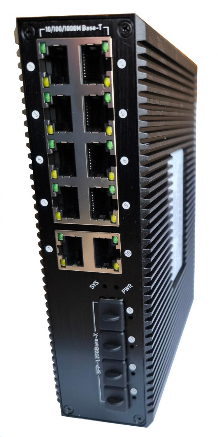 F-812, коммутатор 8-портовый с PoE