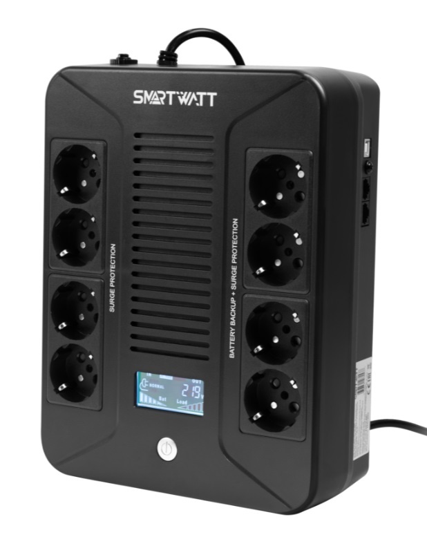 SMARTWATT UPS SAFE PRO LCD 600, источник бесперебойного питания
