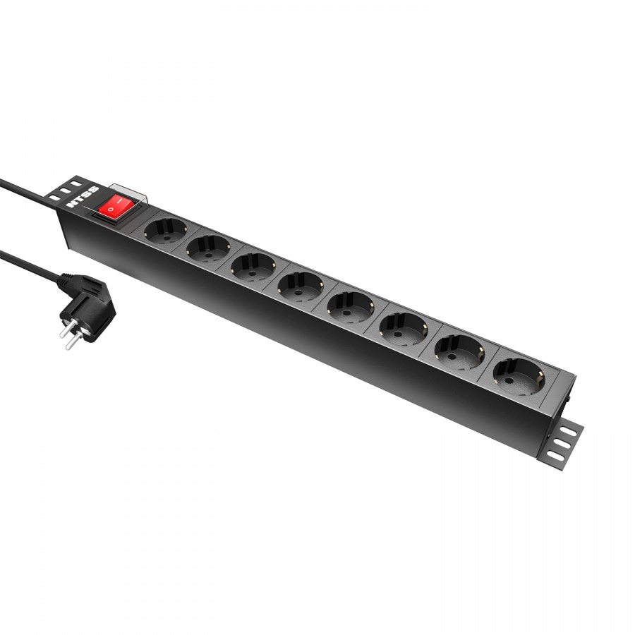 NTSS-PDU-DA2032 гор.размещ. 8x базовые 16A Schuko 1.8м, блок розеток 19"
