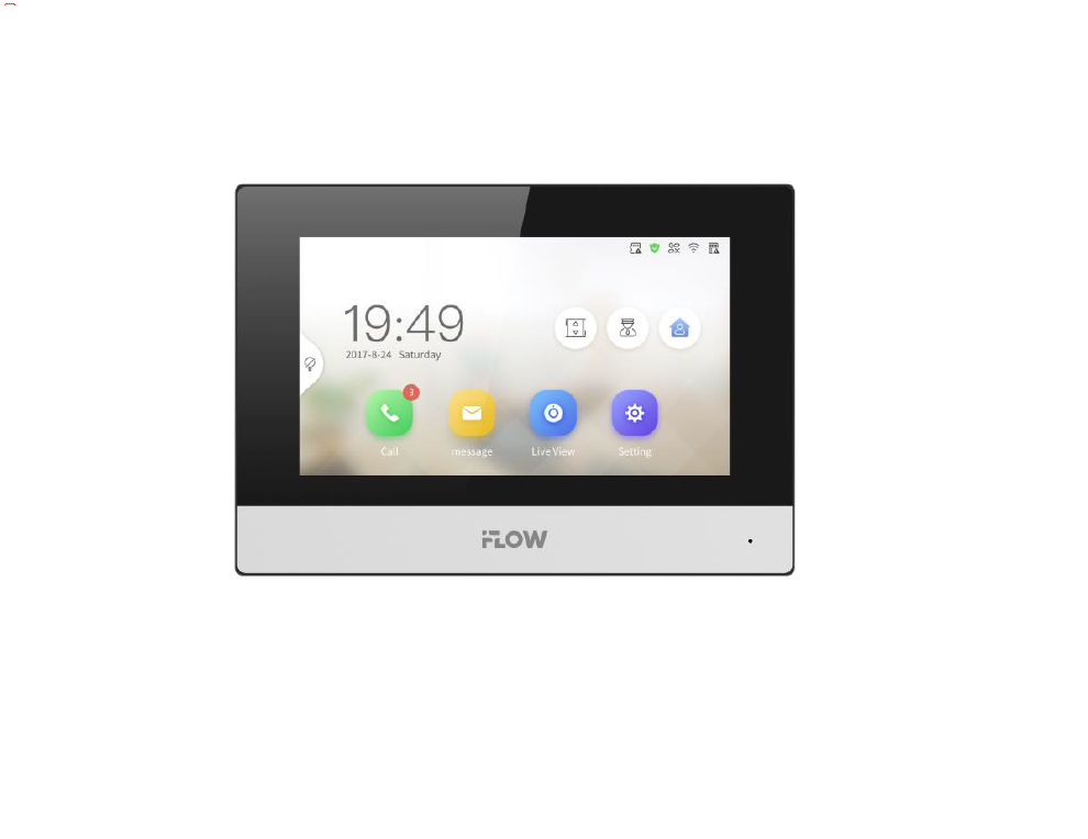 F-VI-3442HPWE1, монитор IP-видеодомофона
