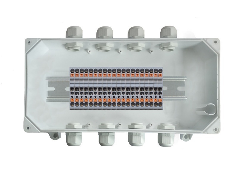 КСП-20 IP66 "Аякс" PUSH-IN, влагозащищенная распределительная коробка