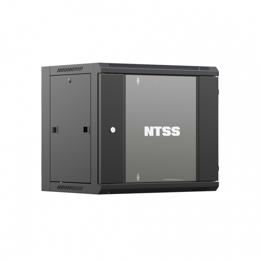 NTSS-W12U6060GS-BL настенный 12U 570х600мм, шкаф телекоммуникационный 19"