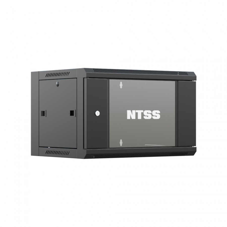 NTSS-W9U6045GS-BL настенный 9U 570х450мм, шкаф телекоммуникационный 19"