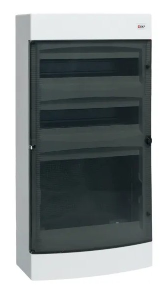 Unix 2х18 модулей + 1 монтажная плата 4 габарит IP41PROxima (ux-2х18+1m-n), щит комбинированный Unix