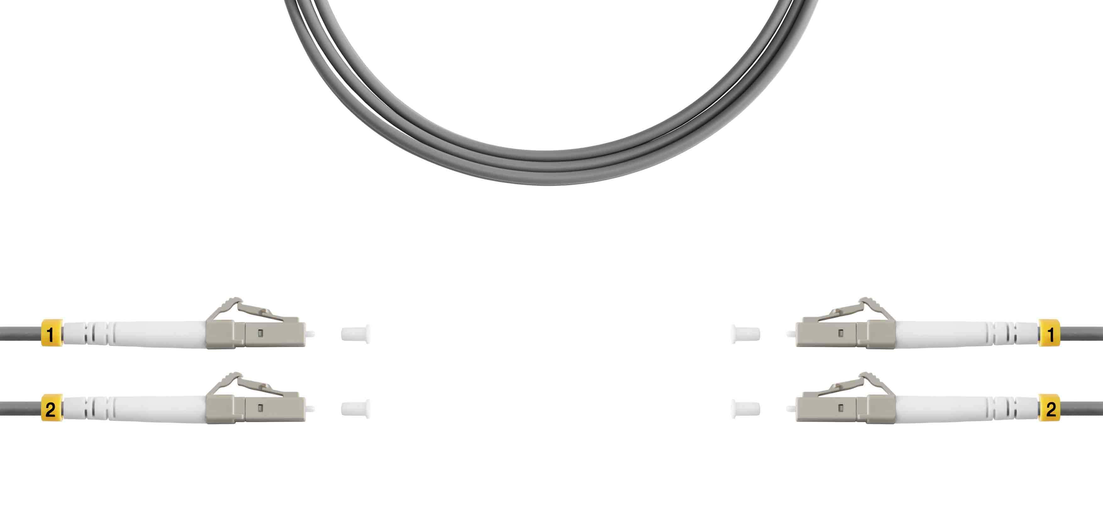 Патч-корд ВО MM(OM1), LC/UPC-LC/UPC, 3.0мм, duplex, LSZH, 3м (09-12108), патч-корд волоконно-оптический
