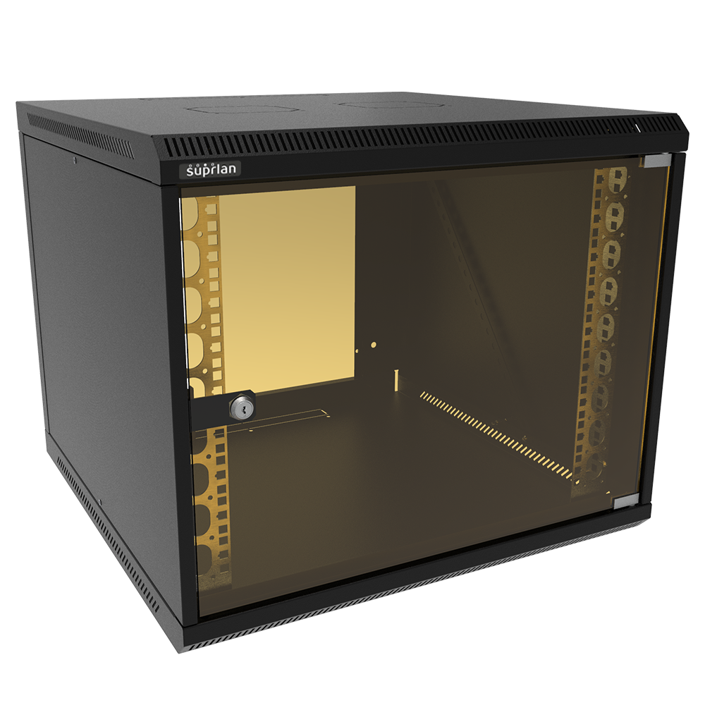 ТВЛ-9U-600-600-СР-9005 (05-1096-B), шкаф настенный телекоммуникационный