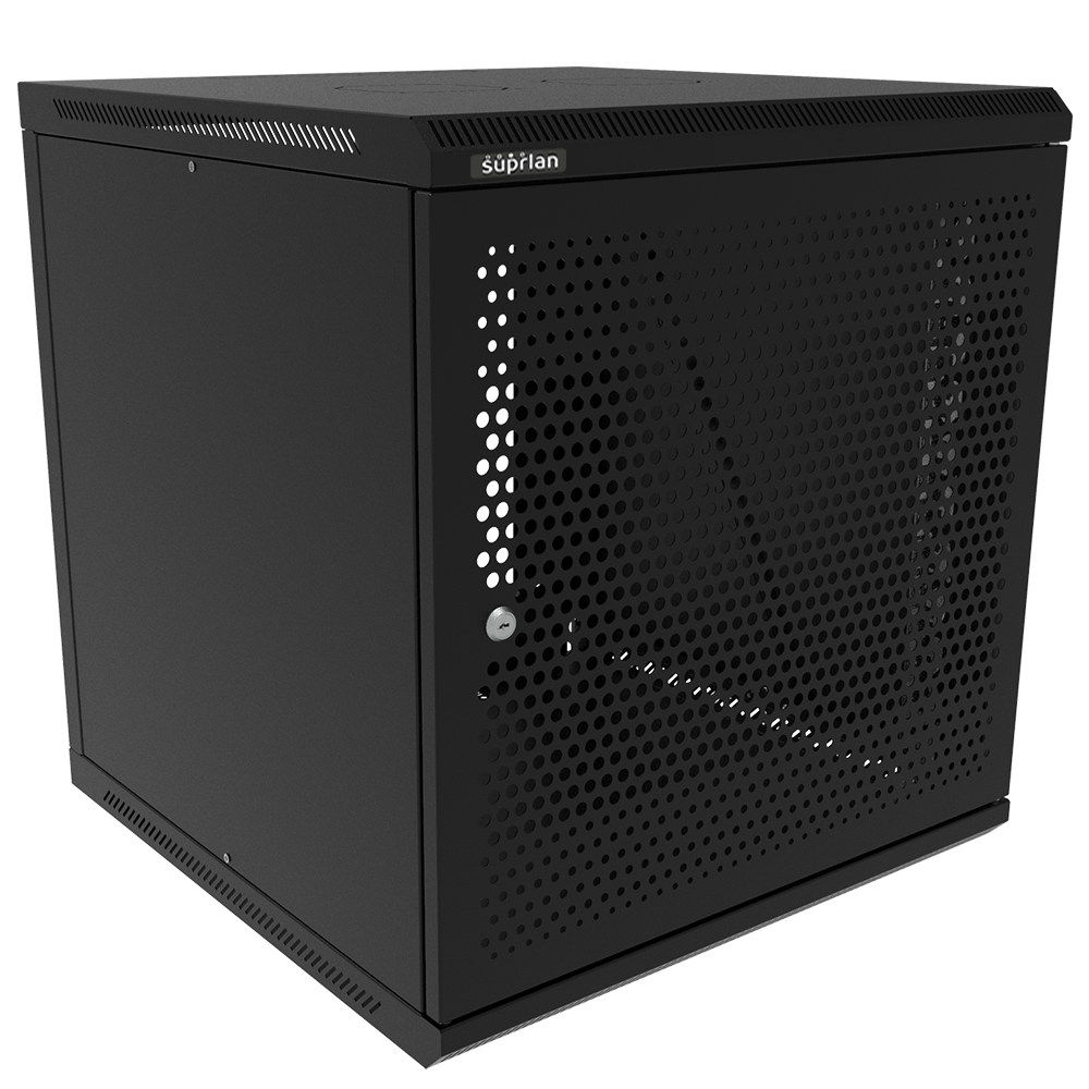 ТВС-12U-600-600-ПР-9005 (05-2128-B), шкаф настенный телекоммуникационный