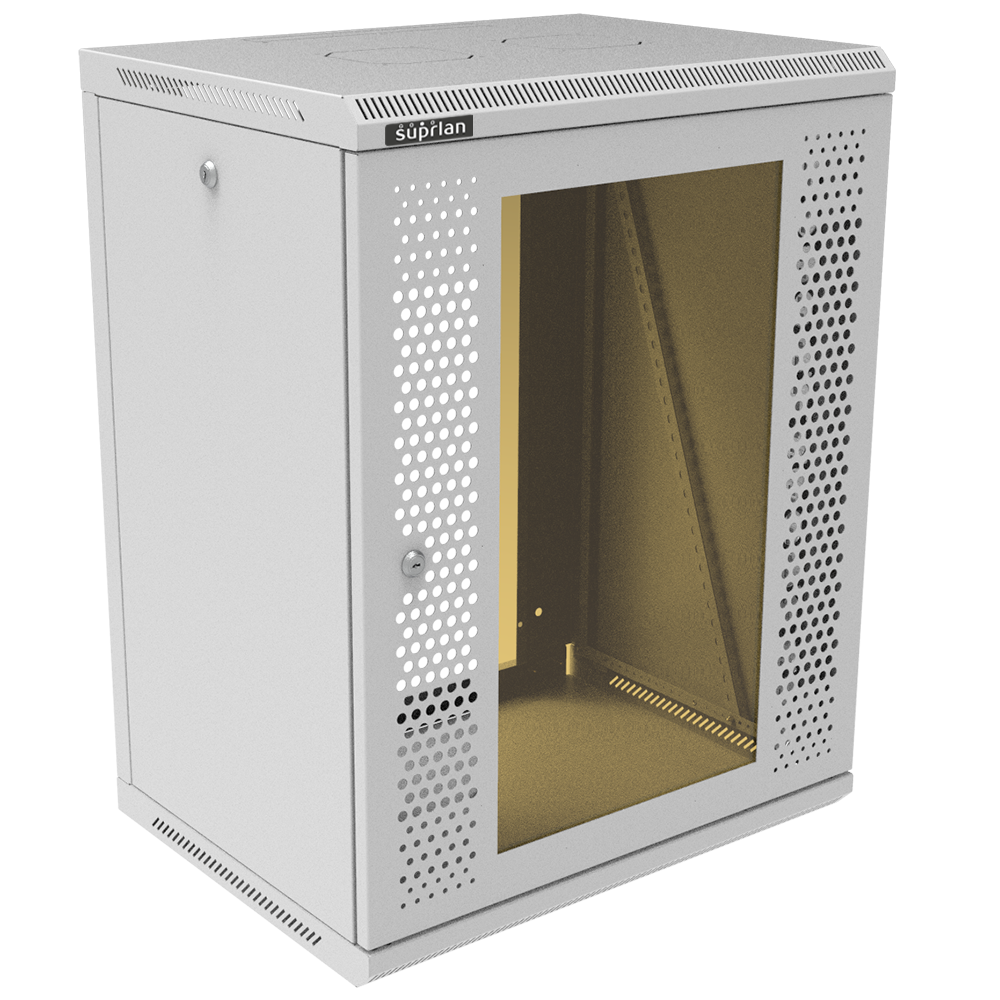 ТВС-12U-600-600-С+П (05-2129), шкаф настенный телекоммуникационный