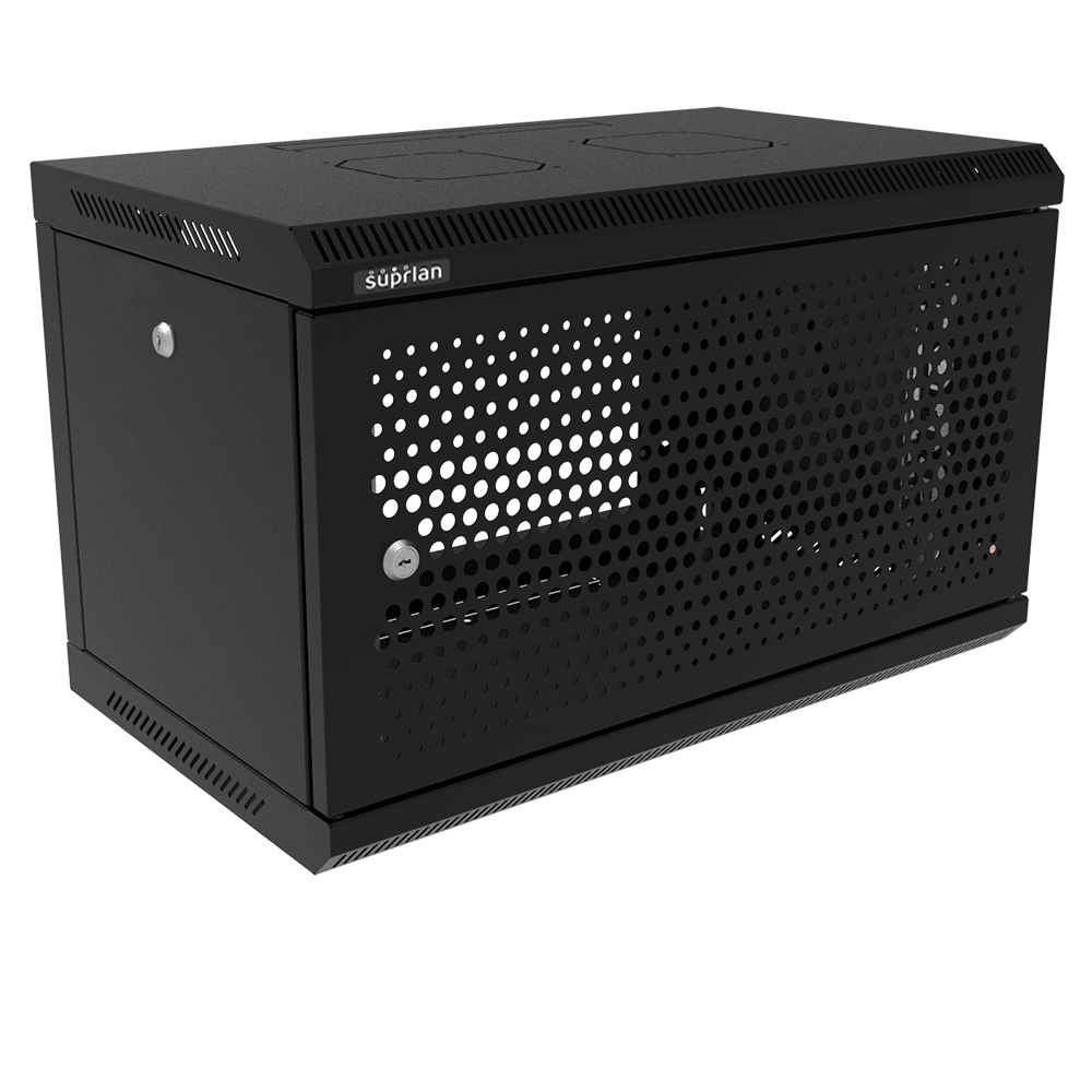 ТВС-6U-600-350-ПР-9005 (05-2062-B), шкаф настенный телекоммуникационный