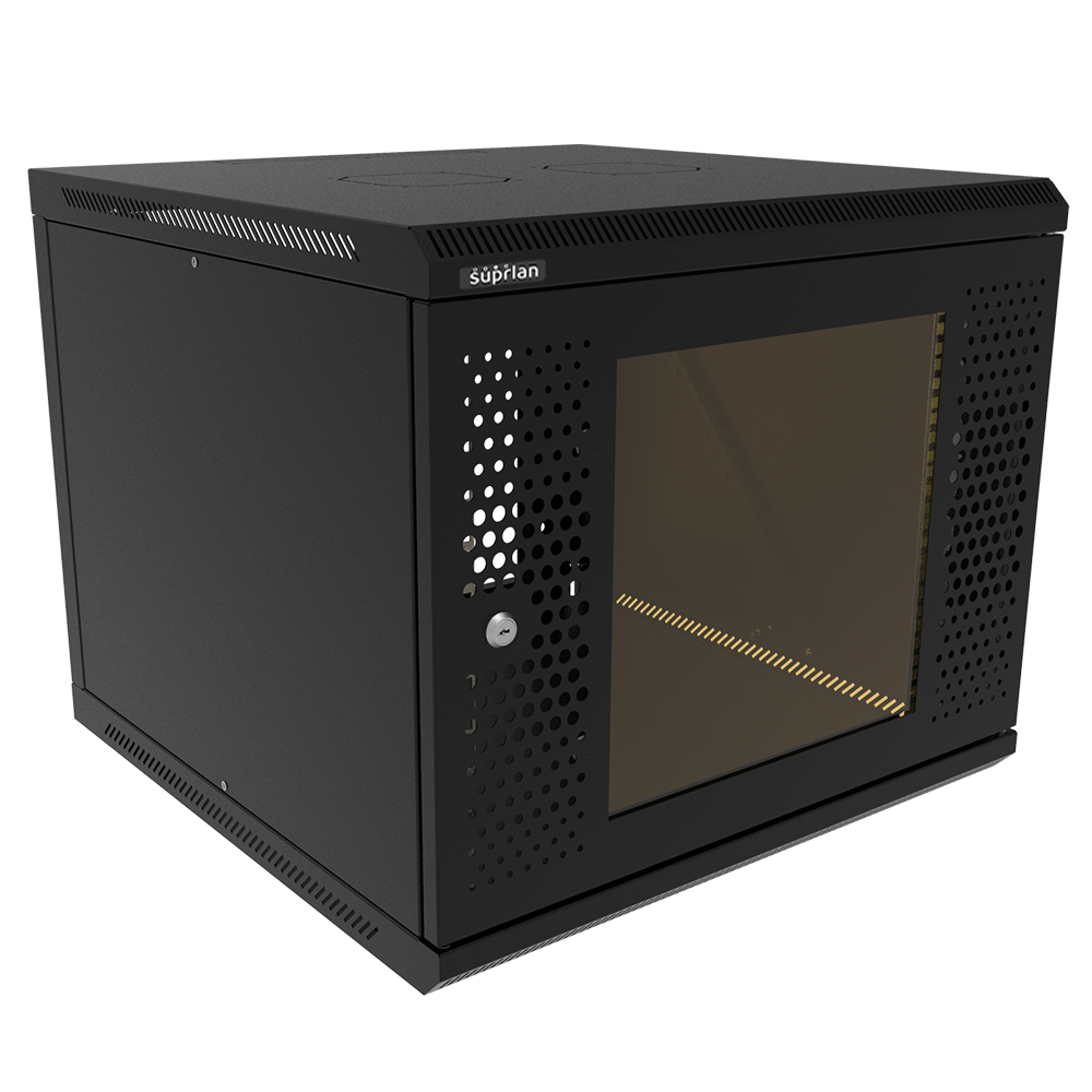 ТВС-9U-600-600-С+П-9005 (05-2099-B), шкаф настенный телекоммуникационный