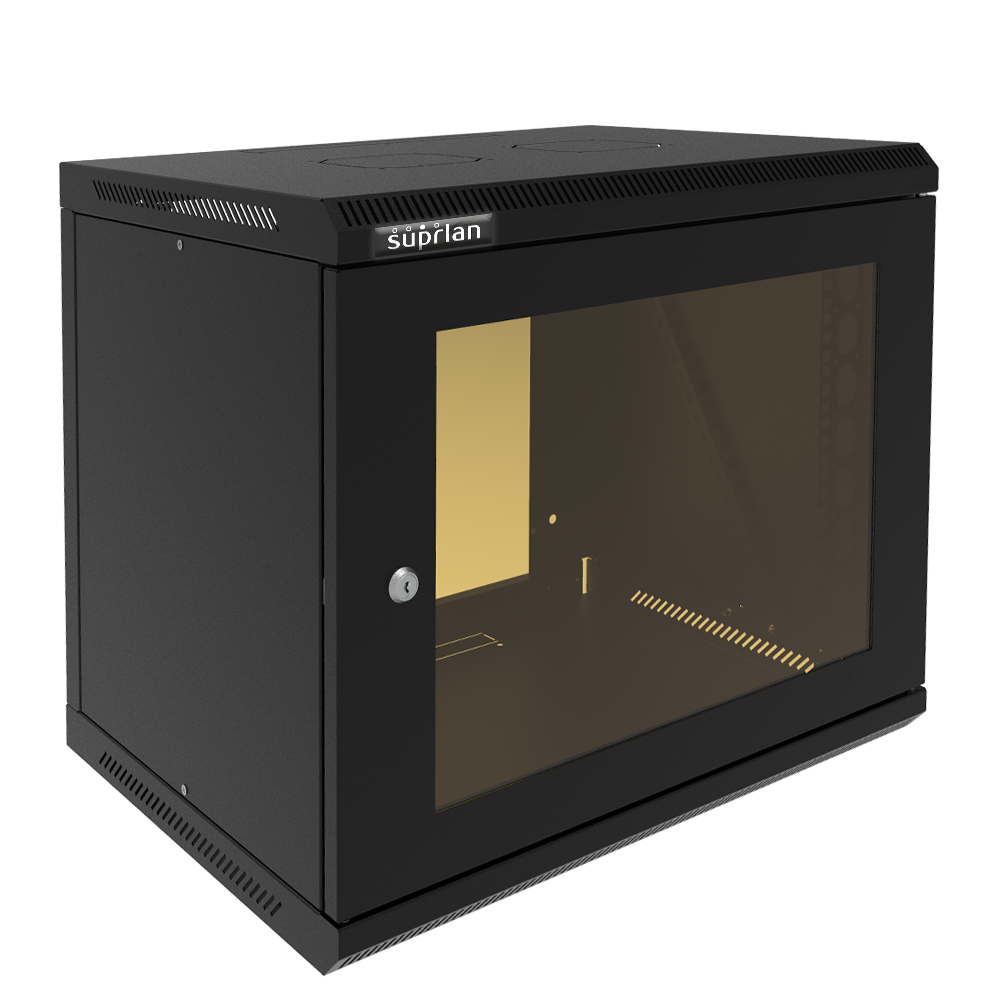 ТВС-9U-600-600-СР-9005 (05-2096-B), шкаф настенный телекоммуникационный