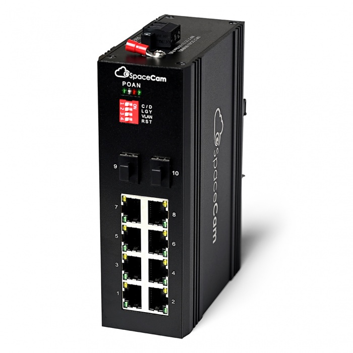 SC-I-8GP-240-2G(A) (SpaceCam), сетевой PoE коммутатор