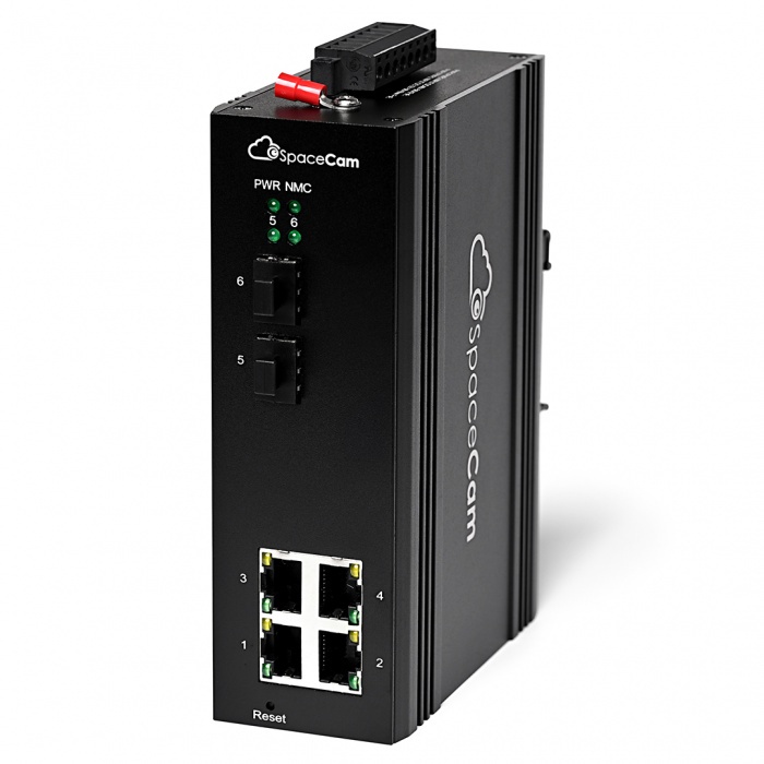 SC-I-L2-4GP-120-2G(A) (SpaceCam), сетевой PoE коммутатор