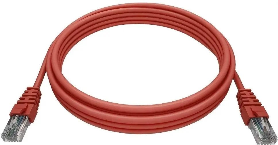 NTSS-PC-UTP-RJ45-5e-0.15-LSZH-RD UTP RJ-45 кат.5E 0.15м красный, патч-корд медный