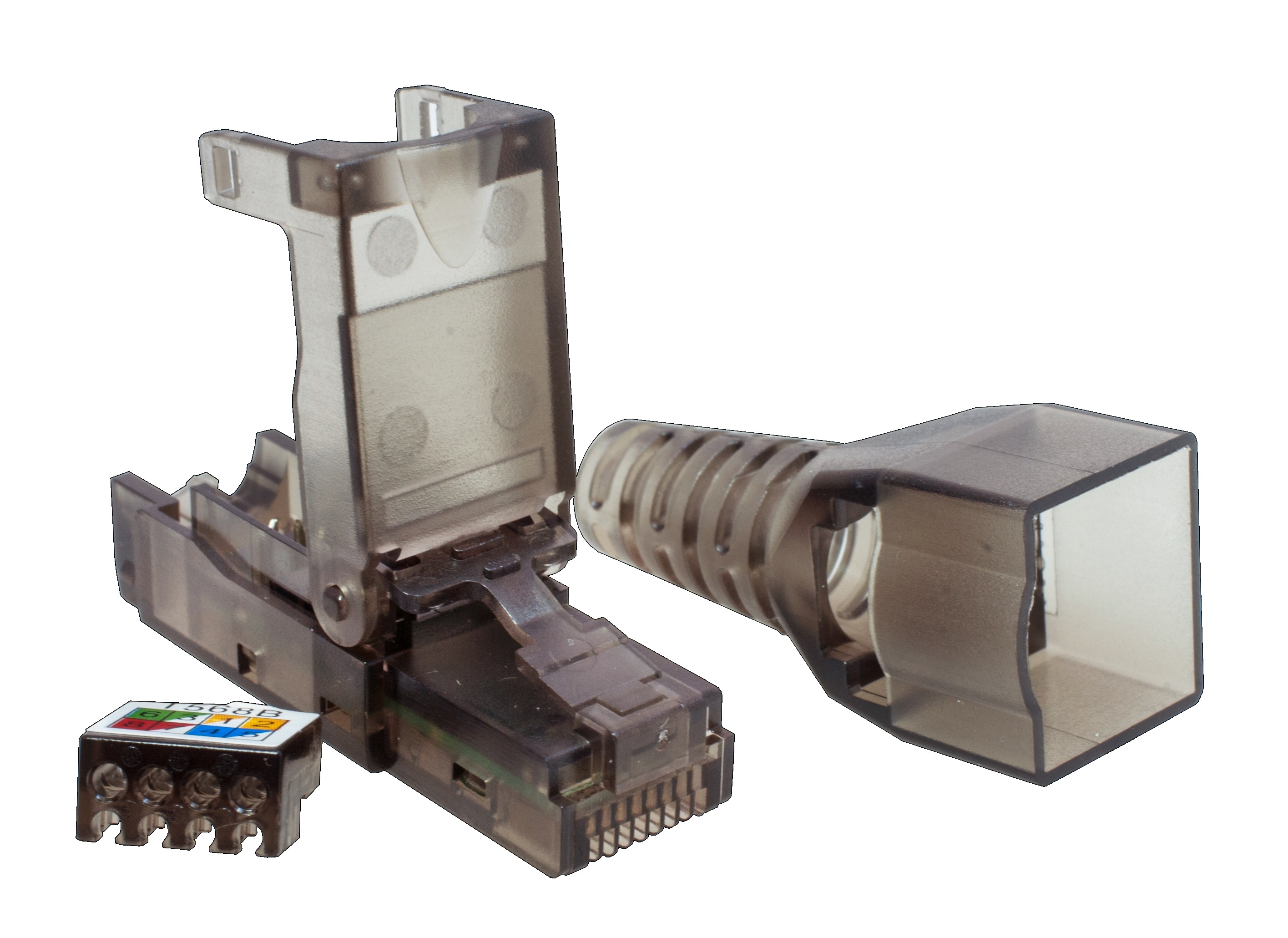 Коннектор 8P8C UTP Cat.6A (RJ-45) (10-0239-1), коннектор