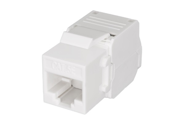 Розеточный модуль Keystone Jack Cat.5e самозажимной 180° (10-0346), розеточный модуль Keystone Jack