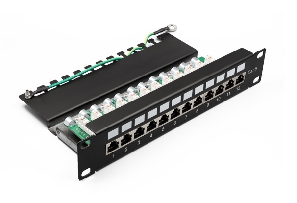 Патч-панель 10", 12xRJ-45, FTP, 6 (10-0425), патч-панель 10"