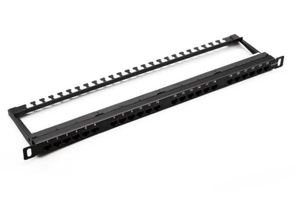 Патч-панель высокой плотности 19", 24xRJ-45, UTP, 6A, 0,5U (10-0426), патч-панель высокой плотности 19"