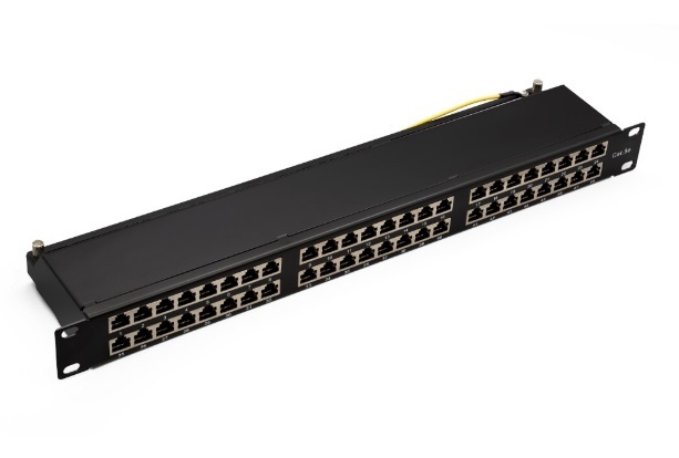 Патч-панель высокой плотности 19", 48xRJ-45, FTP, 5е, 1U (10-0433), патч-панель высокой плотности 19"