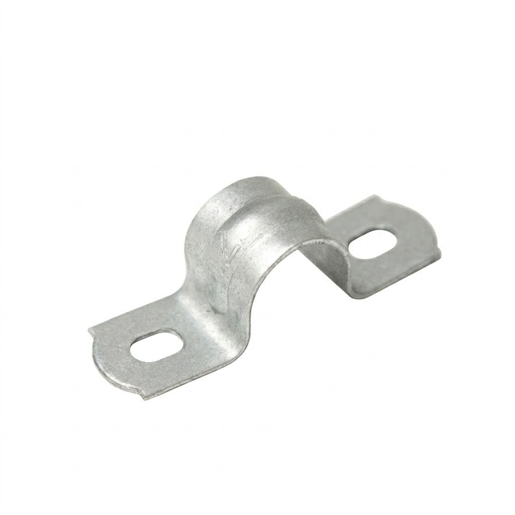Скоба двухлапковая D48-50 (50 шт) (НЗЭТК СМД 48-50), скоба металлическая двухлапковая