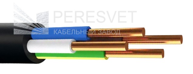 ППГнг(А)-HF 4х2,5 ок (НФ-00000288), кабель силовой, не распространяющий горение, не содержащий галогенов