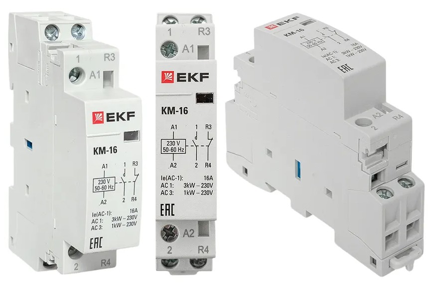 КМ 16А 1NO+1NC 230В АС (1 мод.) PROXIMA (km-1-16-11), контактор модульный