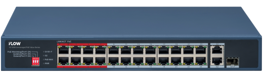 F-SW-EU426POE-V/L, коммутатор с питанием PoE